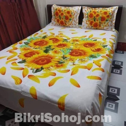 Double Size Cotton Bed Sheet Set Code:  DB-187